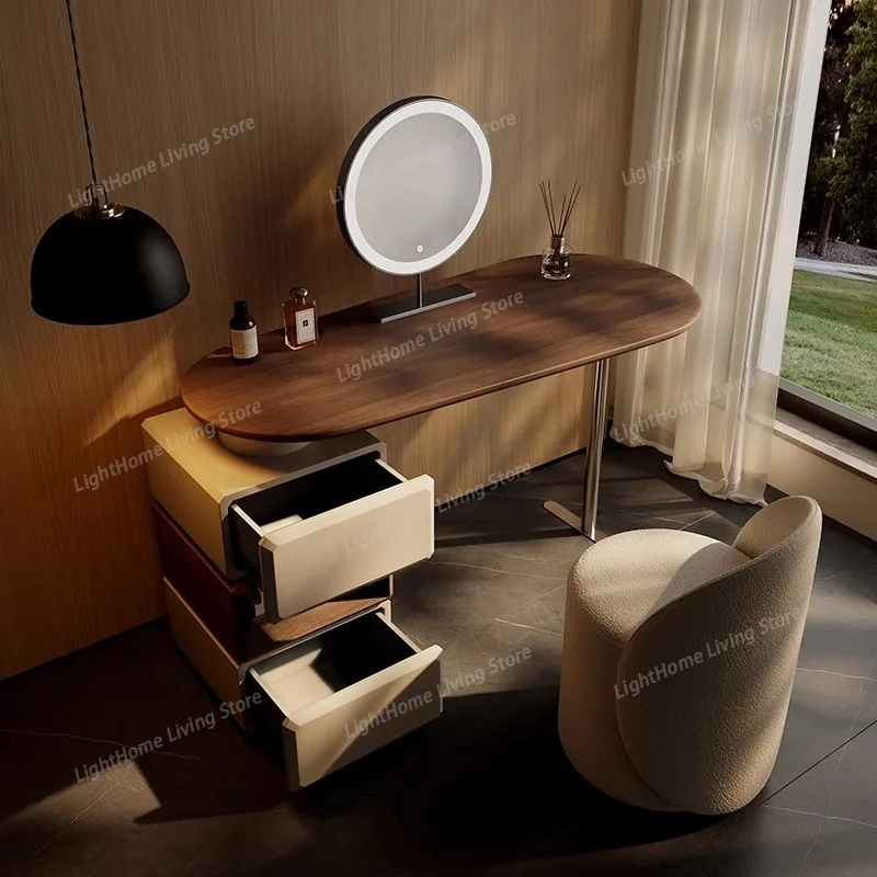 Luxury illuminated makeup dressing table with mirror dressers for adult bedroom vanity desk with light mirror with seat Modern
Luxury illuminated makeup dressing table with mirror dressers for adult bedroom vanity desk with light mirror with seat Modern