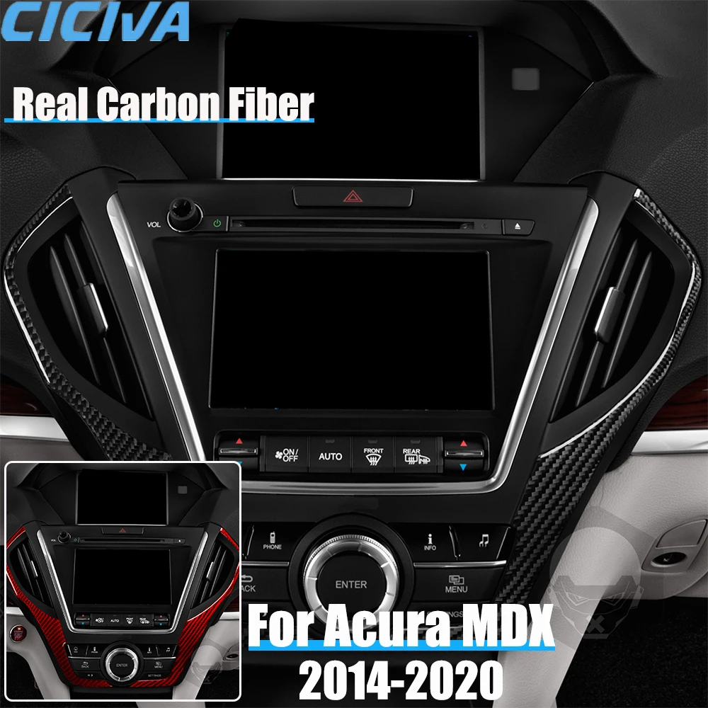 Real Carbon Fiber Car Accessories Center Console Side Strips Cover Soft Sticker For Acura MDX 2014 2015 2016 2017 2018 2019 2020 
Real Carbon Fiber Car Accessories Center Console Side Strips Cover Soft Sticker For Acura MDX 2014 2015 2016 2017 2018 2019 2020