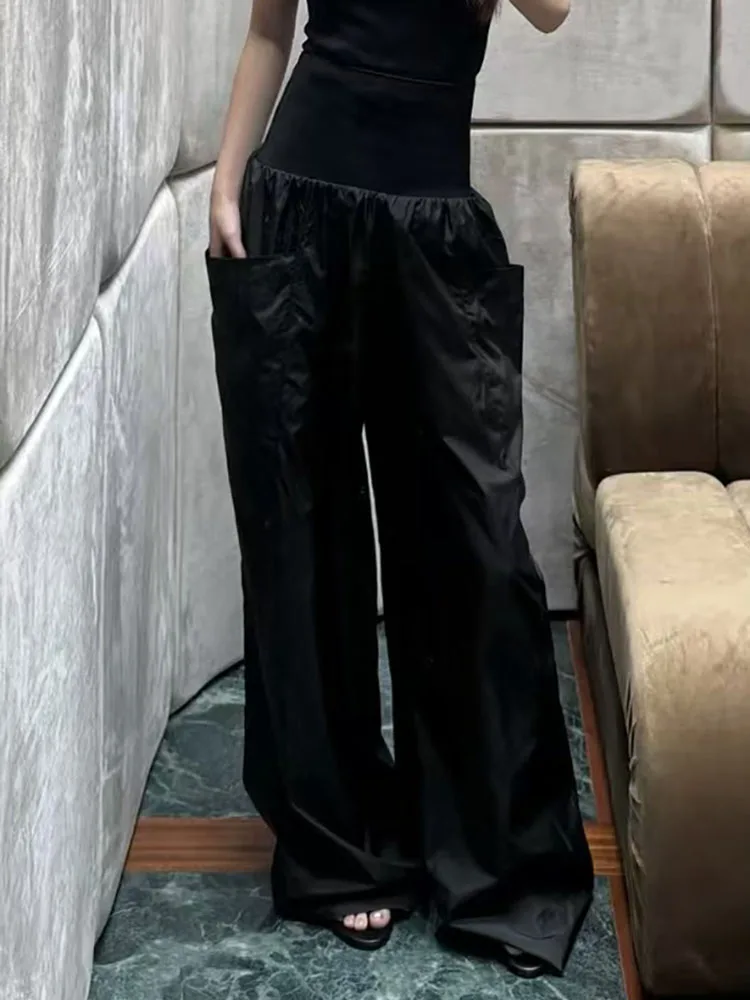 High-waisted wide-padded wide-leg pants for women. 2026 spring new style. Elastic waist, loose-fitting women's casual pants.
High-waisted wide-padded wide-leg pants for women. 2026 spring new style. Elastic waist, loose-fitting women's casual pants.