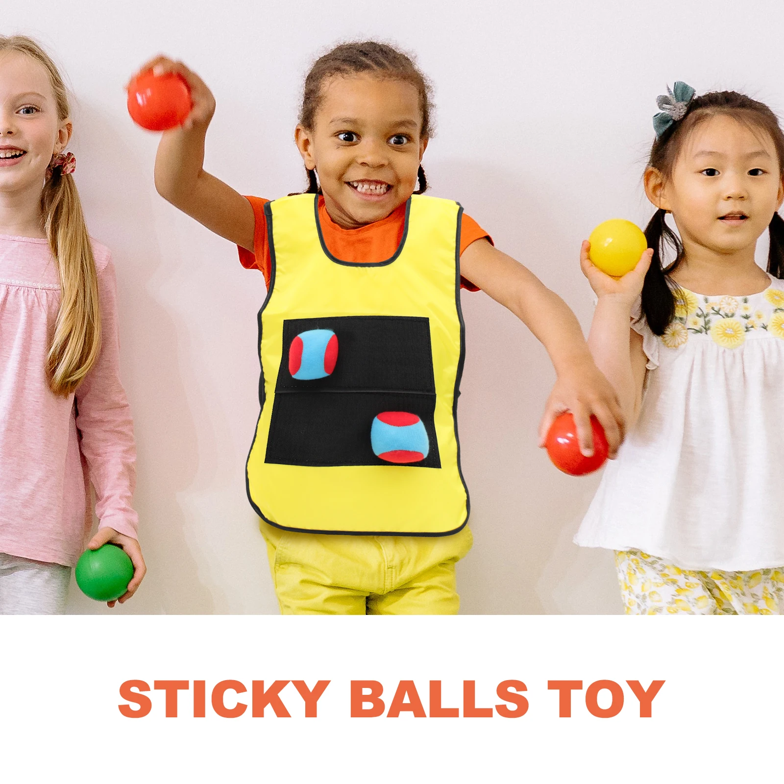 1Set Sticky Balls Game Interactive Outdoor Kids Group Playing Balls Party Fun Activity Outdoor Games for Kids Sticky Ball Vest
1Set Sticky Balls Game Interactive Outdoor Kids Group Playing Balls Party Fun Activity Outdoor Games for Kids Sticky Ball Vest