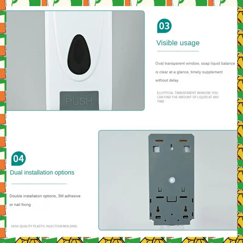 Soap Dispenser Wall Mounted Soap Dispenser For Bathroom Kitchen, Fine Workmanship
Soap Dispenser Wall Mounted Soap Dispenser For Bathroom Kitchen, Fine Workmanship