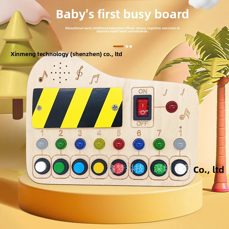 LED Switch Busy Board Children's Early Learning Educational Toy Switch Running Light Wooden Circuit Board
LED Switch Busy Board Children's Early Learning Educational Toy Switch Running Light Wooden Circuit Board