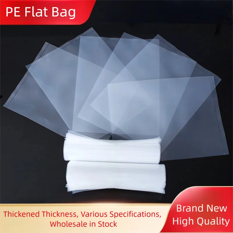 500pcs Clear Thick PE Flat Plastic Bags (No zip lock) Soft Durable Heat Seal Dust Proof Waterproof Packaging Pouch Daily Storage
500pcs Clear Thick PE Flat Plastic Bags (No zip lock) Soft Durable Heat Seal Dust Proof Waterproof Packaging Pouch Daily Storage