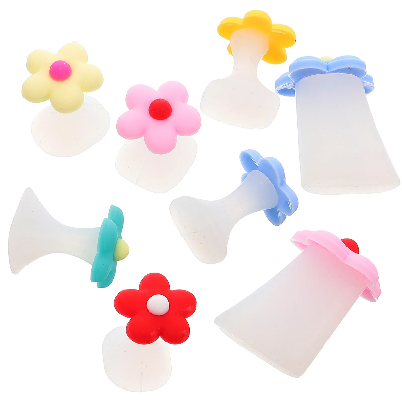 8Pcs Silicone Toe Separators Flower Design Soft Flexible Skin Friendly Reusable Pedicure Toe Spacers for Nail Polish and Nail
8Pcs Silicone Toe Separators Flower Design Soft Flexible Skin Friendly Reusable Pedicure Toe Spacers for Nail Polish and Nail