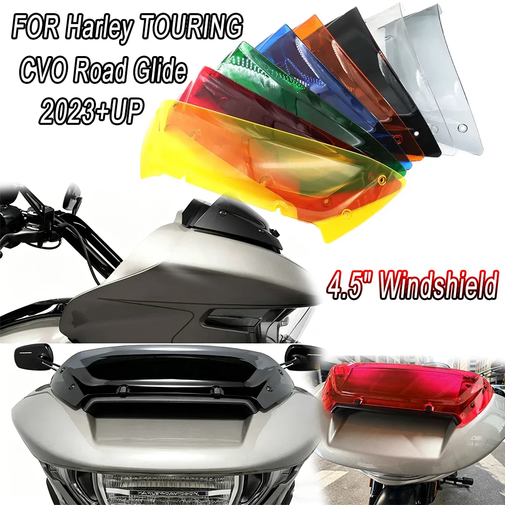 FOR Harley 2023 2024 TOURING CVO Road Glide FLTRXSE NEW Motorcycle Accessories Front 4.5" Windshield Windscreen Fairing Covers
FOR Harley 2023 2024 TOURING CVO Road Glide FLTRXSE NEW Motorcycle Accessories Front 4.5" Windshield Windscreen Fairing Covers