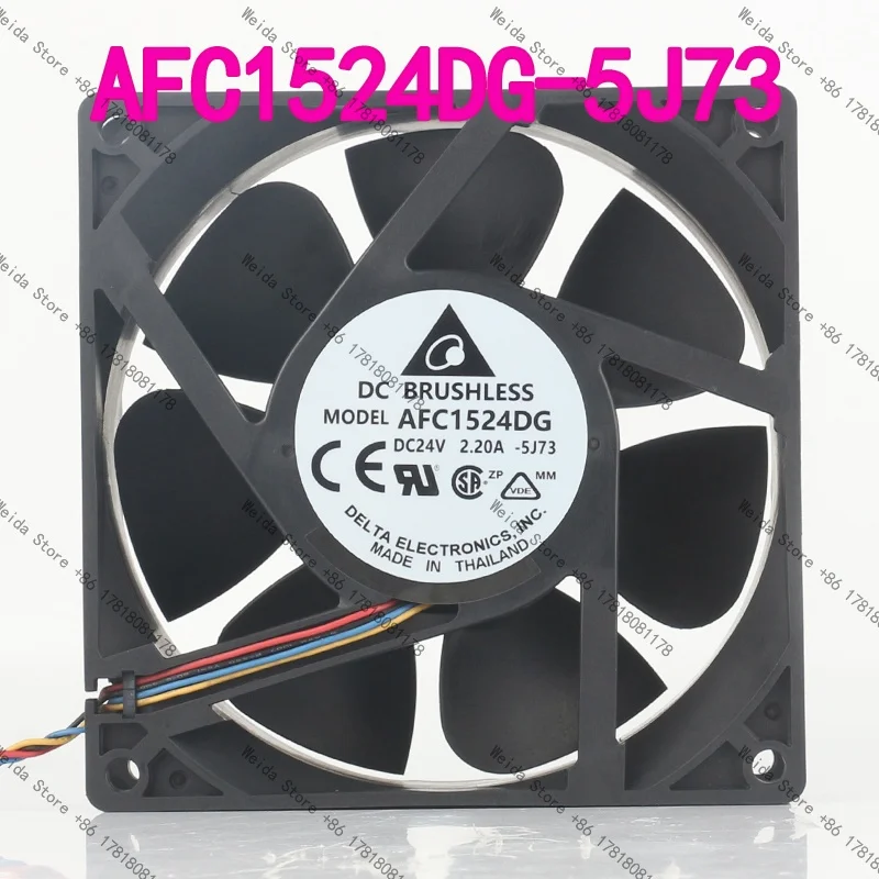 Delta 24V 2.20A AFC1524DG-5J73 15050 cooling fan 15CM inverter welding machine 150X150X50MM Large air volume mute
Delta 24V 2.20A AFC1524DG-5J73 15050 cooling fan 15CM inverter welding machine 150X150X50MM Large air volume mute