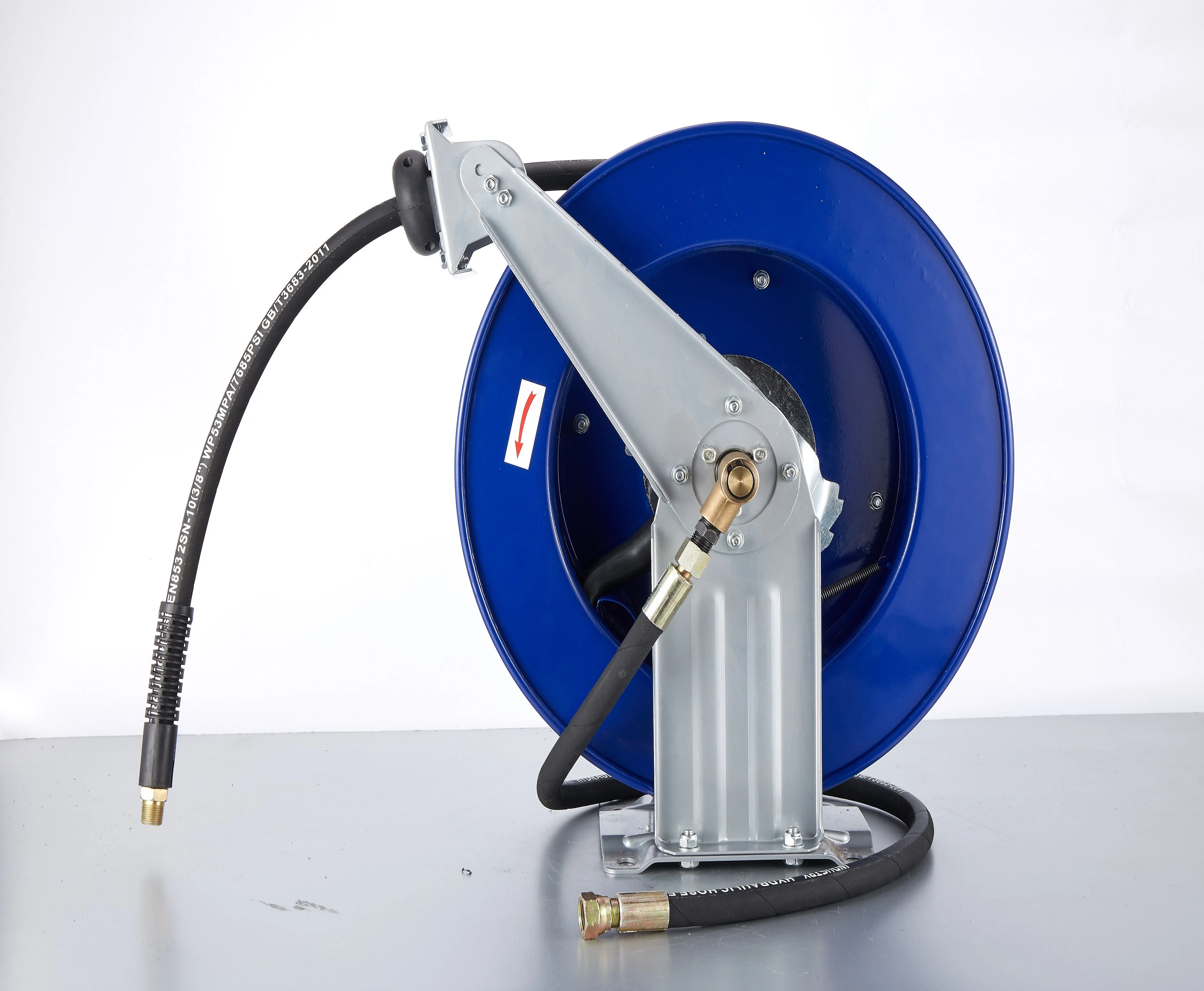 Heavy Duty Wall Mounted Retractable Auto High Pressure Garden Water Air Hose Reel
Heavy Duty Wall Mounted Retractable Auto High Pressure Garden Water Air Hose Reel