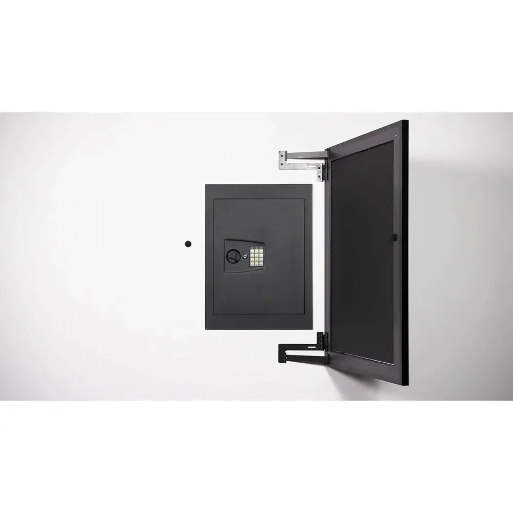 Discreet Wall-Mounted Picture Frame with Optional In-Wall Storage