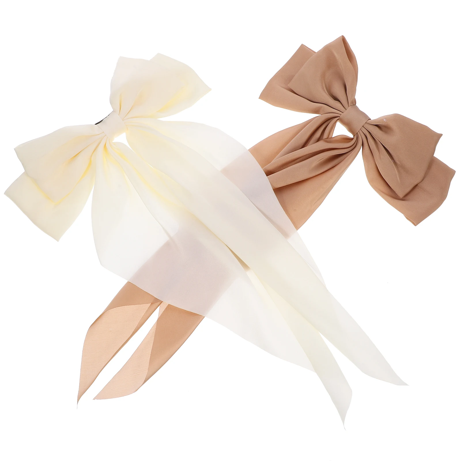 2 pcs Big Bow Hair Clips Ribbon Spring Barrettes Milk White Girl Hair Accessories Women Bows Decorative
2 pcs Big Bow Hair Clips Ribbon Spring Barrettes Milk White Girl Hair Accessories Women Bows Decorative