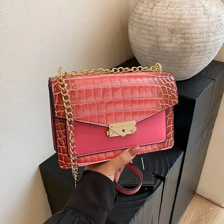 2025 Retro Crocodile Chain Bag - Shoulder/Crossbody, European Style Small Square for Women
2025 Retro Crocodile Chain Bag - Shoulder/Crossbody, European Style Small Square for Women