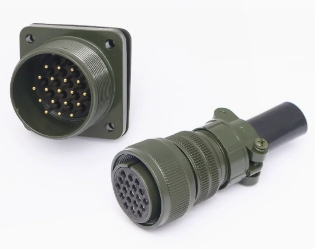 Водонепроницаемая авиационная розетка военного стандарта 5015, 19 ядер MS3106A22-14S MS3102A22-14P 
Водонепроницаемая авиационная розетка военного стандарта 5015, 19 ядер MS3106A22-14S MS3102A22-14P