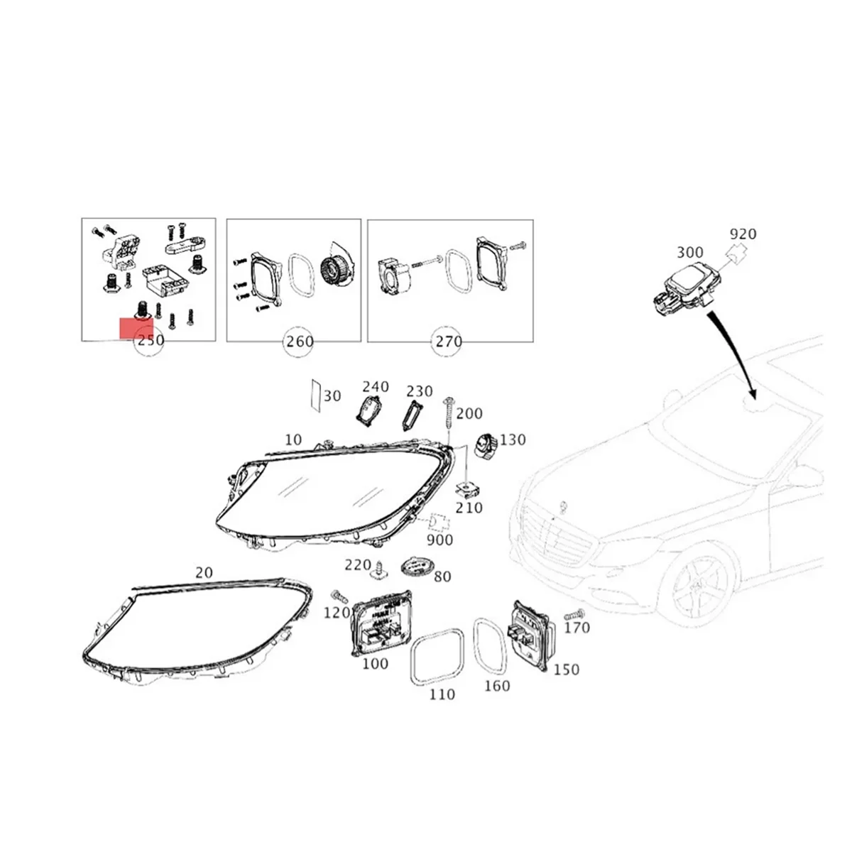 1Pair Car Front Headlight Repair RS Bracket Kits for Mercedes-Benz S Class W222 2014-2021 W217 A2228201114 A2228201214
1Pair Car Front Headlight Repair RS Bracket Kits for Mercedes-Benz S Class W222 2014-2021 W217 A2228201114 A2228201214