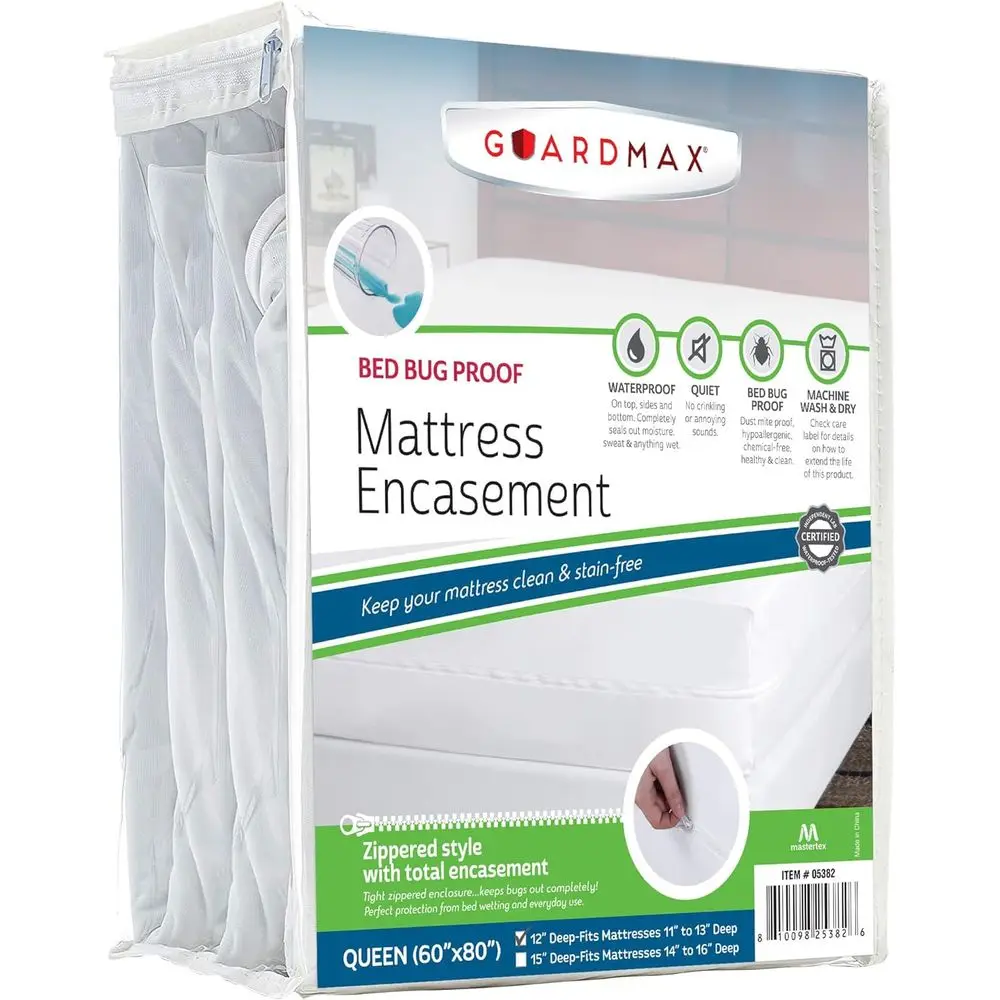 Наматрасник Queen на молнии - водонепроницаемый и защитный от клопов - комфортный, мягкий и бесшумный наматрасник на молнии - защита от пылевых клещей
Наматрасник Queen на молнии - водонепроницаемый и защитный от клопов - комфортный, мягкий и бесшумный наматрасник на молнии - защита от пылевых клещей