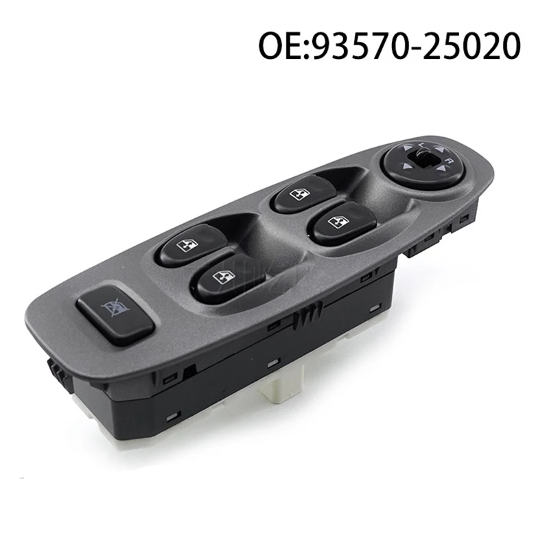 Master Power Window Lifter Control Switch for Hyundai Accent MK 1999-2006 Front Electric Door Window Regulator Switch 9357025020
Master Power Window Lifter Control Switch for Hyundai Accent MK 1999-2006 Front Electric Door Window Regulator Switch 9357025020