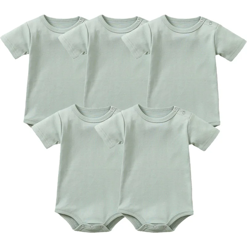 High Quality Baby Rompers Boys Clothing shorts sleeves Bodysuit Girls Jumpsuit 5pcs Infant Products
High Quality Baby Rompers Boys Clothing shorts sleeves Bodysuit Girls Jumpsuit 5pcs Infant Products