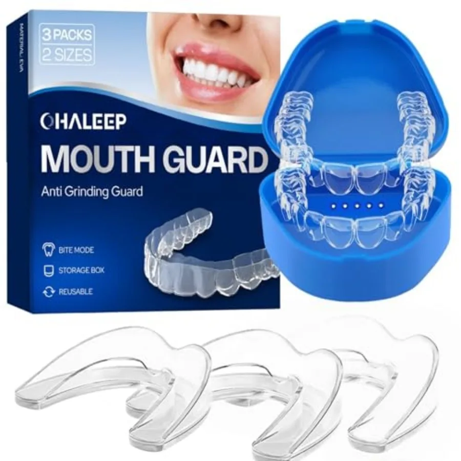 Anti Grinding Guard for Clenching Teeth at Night, Teeth Grinding Mouthguards for Sleeping, Mouth Guard for Grinding Teeth at Ni
Anti Grinding Guard for Clenching Teeth at Night, Teeth Grinding Mouthguards for Sleeping, Mouth Guard for Grinding Teeth at Ni