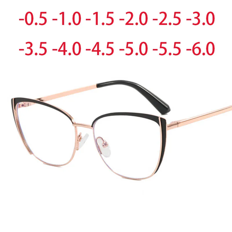 Retro Metal Cat Eye Glasses New Fashion Clear Lenses Prescription Short Sight Eyewear 0 -0.5 -1 -1.25 -1.5 -1.75 -2.0 To -6
Retro Metal Cat Eye Glasses New Fashion Clear Lenses Prescription Short Sight Eyewear 0 -0.5 -1 -1.25 -1.5 -1.75 -2.0 To -6