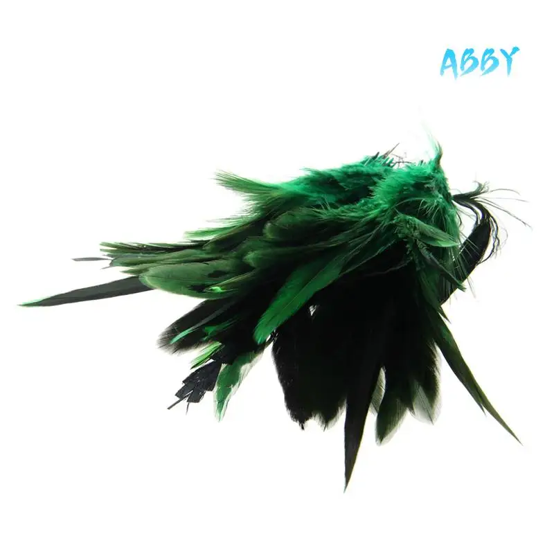 ABBY-Approx. 250Pcs Dyed Decoration Rooster Cock Feather Green
ABBY-Approx. 250Pcs Dyed Decoration Rooster Cock Feather Green