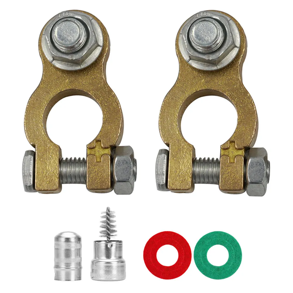 1Set Premium Brass Iron Terminal Connectors High Conductivity Corrosion Resistant Car Vehicle Rv Boat Truck Top Post
1Set Premium Brass Iron Terminal Connectors High Conductivity Corrosion Resistant Car Vehicle Rv Boat Truck Top Post