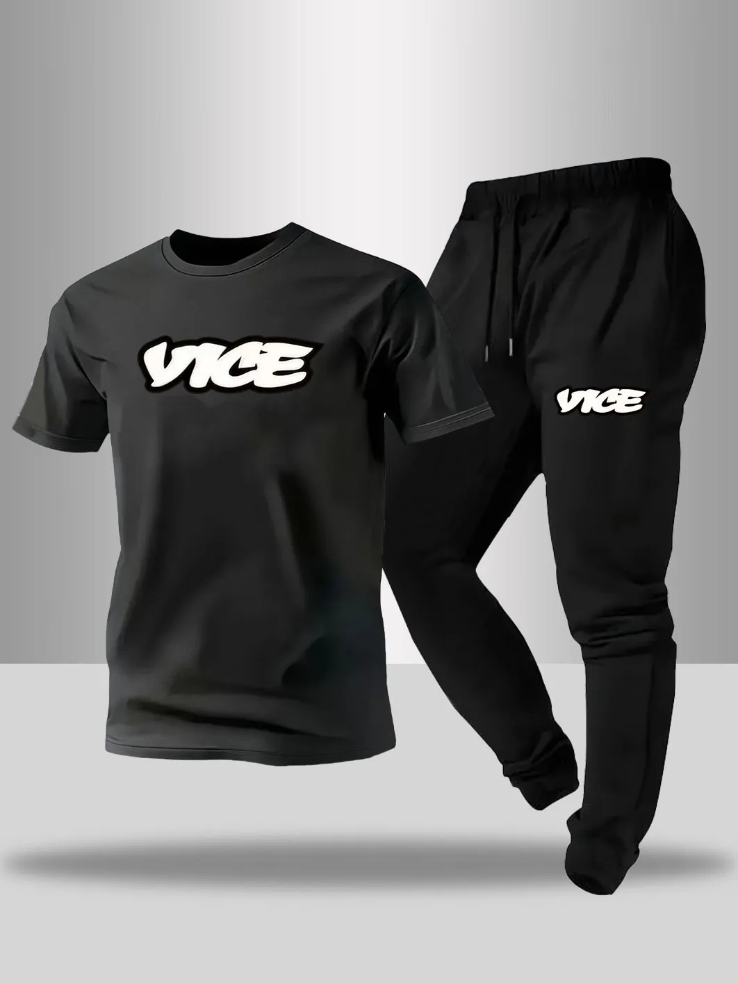 Men's Spring/Summer Home Outdoor Comfort T-shirt Set Printed Men's Sports T-shirt+Pants City Leisure Sportswear
Men's Spring/Summer Home Outdoor Comfort T-shirt Set Printed Men's Sports T-shirt+Pants City Leisure Sportswear