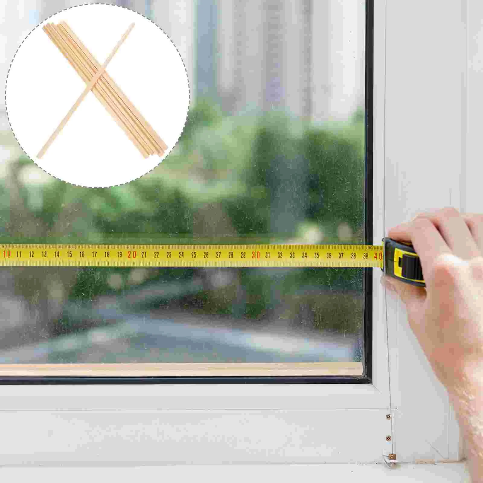 10 Pcs Decoration Triangular Wooden Strip Window Screen Modeling Trim Molding for Office
10 Pcs Decoration Triangular Wooden Strip Window Screen Modeling Trim Molding for Office