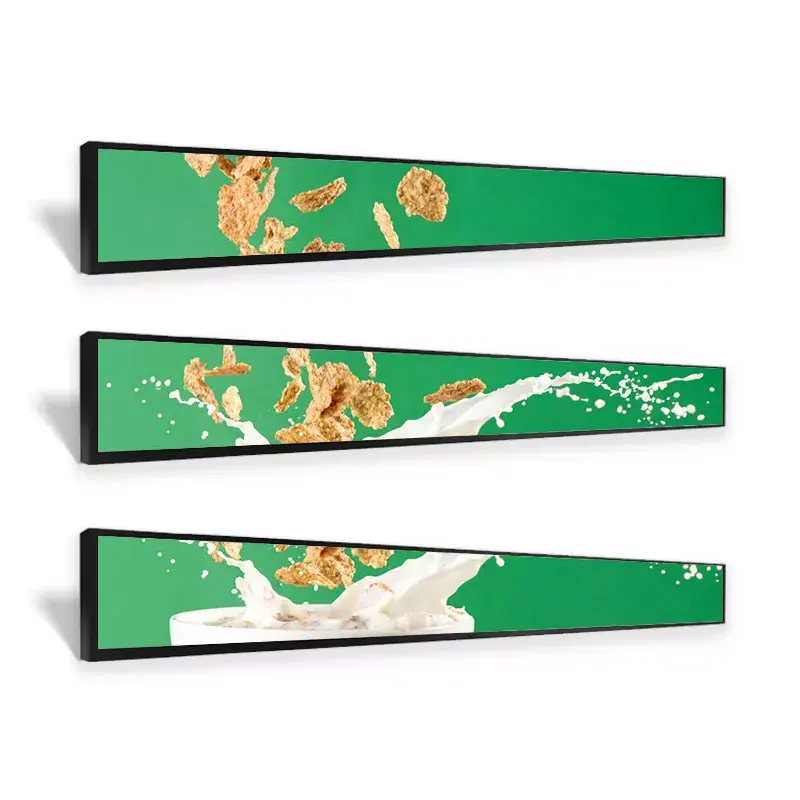 23.1 Inch Stretch Bar Totem Lcd Display High Brightness Strip Wide Supermarket Touch Advertising Screen
23.1 Inch Stretch Bar Totem Lcd Display High Brightness Strip Wide Supermarket Touch Advertising Screen