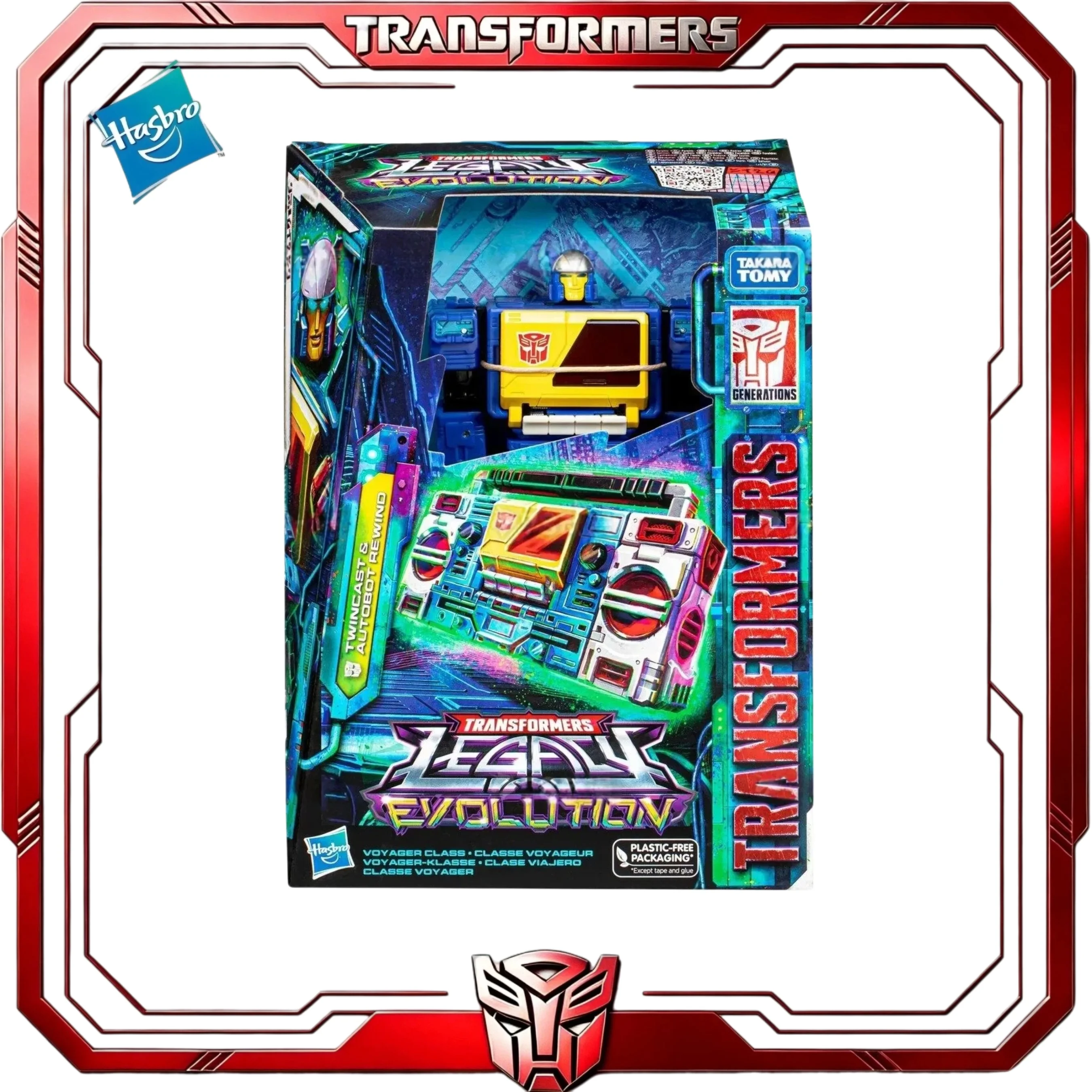 In Stock Transformers Legacy Evolution Voyager Twincast Autobot Rewind Hasbro G1 Collectible Figure Gift
In Stock Transformers Legacy Evolution Voyager Twincast Autobot Rewind Hasbro G1 Collectible Figure Gift