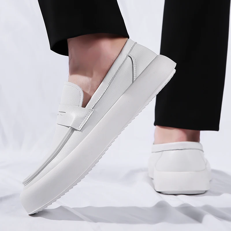 Fashion Trends Men Leather Loafers Brand Comfortable Driving Shoes Leather Men Casual Soft Flats Mens Walking Men Slip on Shoes
Fashion Trends Men Leather Loafers Brand Comfortable Driving Shoes Leather Men Casual Soft Flats Mens Walking Men Slip on Shoes