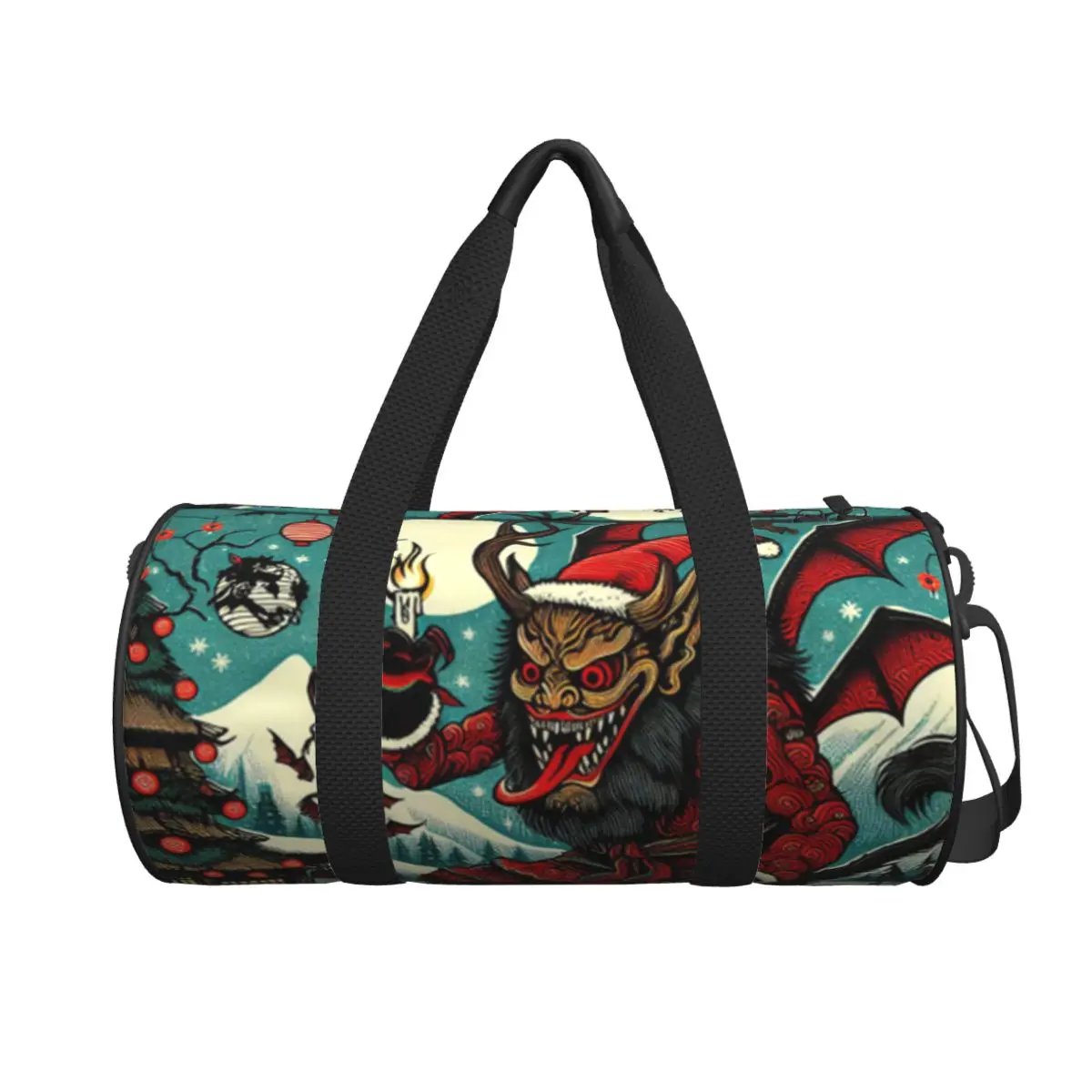 Japanese Woodcut Krampus Large Duffle Gym Bag Waterproof Duffle Travel Bags Handbags Fitness bag
Japanese Woodcut Krampus Large Duffle Gym Bag Waterproof Duffle Travel Bags Handbags Fitness bag