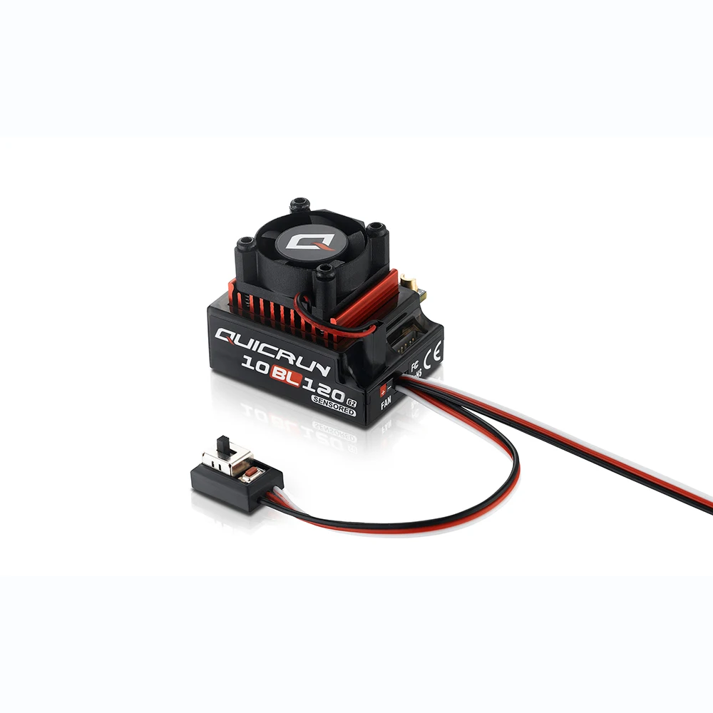 Hobbywing QUICRUN 10BL120 G2 120A Sensory Brushless Governor Suitable for 1/10 RC Remote Control Vehicles
Hobbywing QUICRUN 10BL120 G2 120A Sensory Brushless Governor Suitable for 1/10 RC Remote Control Vehicles