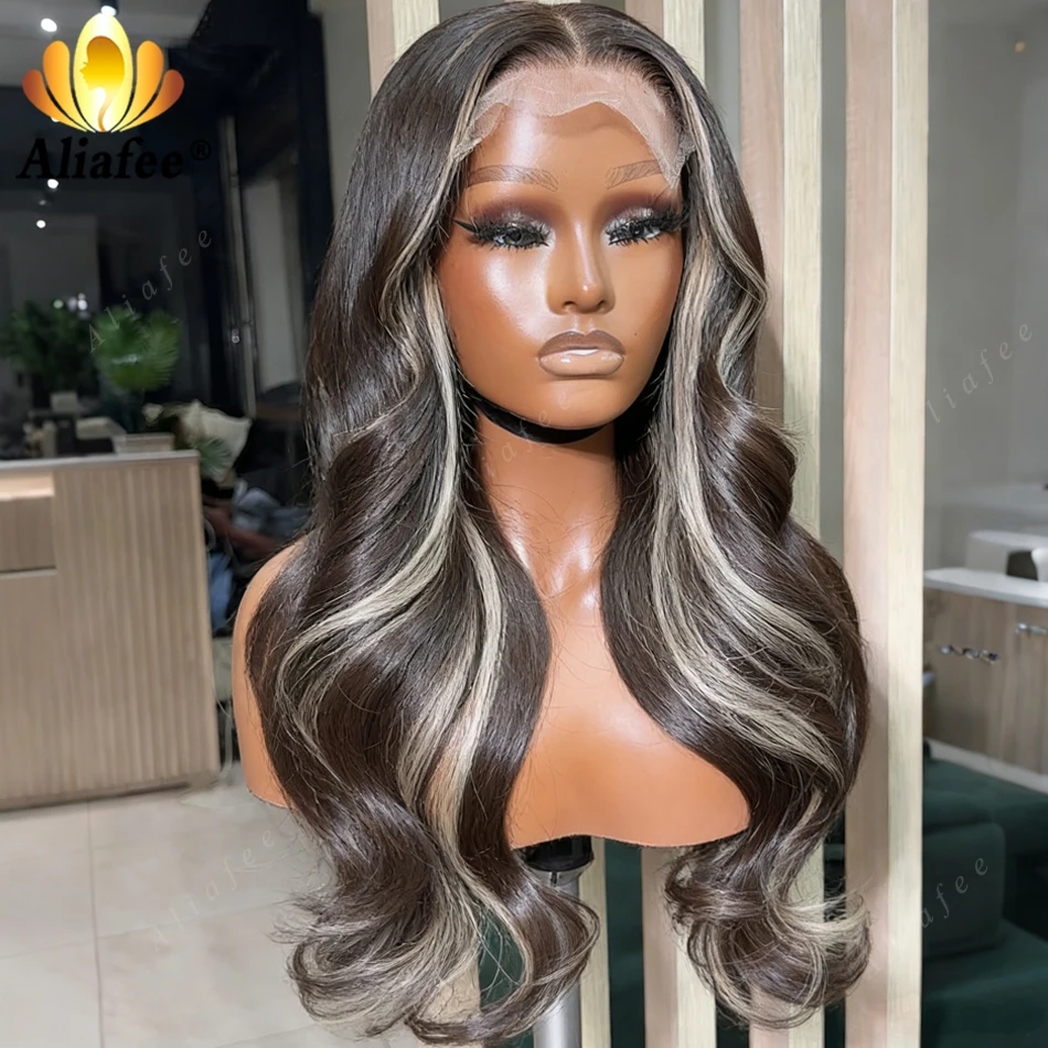 Natural Black With Platinum Blonde Highlight Color Blend Middle Part Body Wave Wig 13x6 Transparent Lace Frontal Human Hair Wig
Natural Black With Platinum Blonde Highlight Color Blend Middle Part Body Wave Wig 13x6 Transparent Lace Frontal Human Hair Wig
