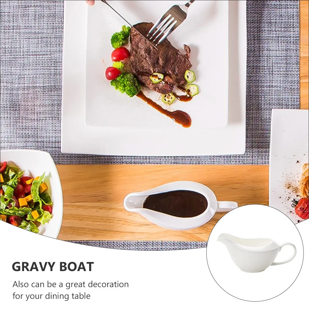 1Pcs Ceramic Sauce Boat Gravy Pitcher Pour Container for Steak Sauce Seasoning Condiment Serving Jug Gravy Boat
1Pcs Ceramic Sauce Boat Gravy Pitcher Pour Container for Steak Sauce Seasoning Condiment Serving Jug Gravy Boat