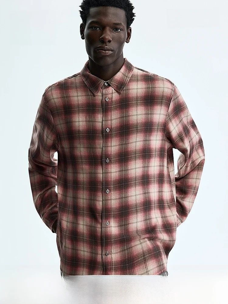 H&M Men's Casual Shirt Standard Fit Long Sleeve Button up Summer New Arrival 100% Viscose Fiber Regular Length Open Cardigan
H&M Men's Casual Shirt Standard Fit Long Sleeve Button up Summer New Arrival 100% Viscose Fiber Regular Length Open Cardigan