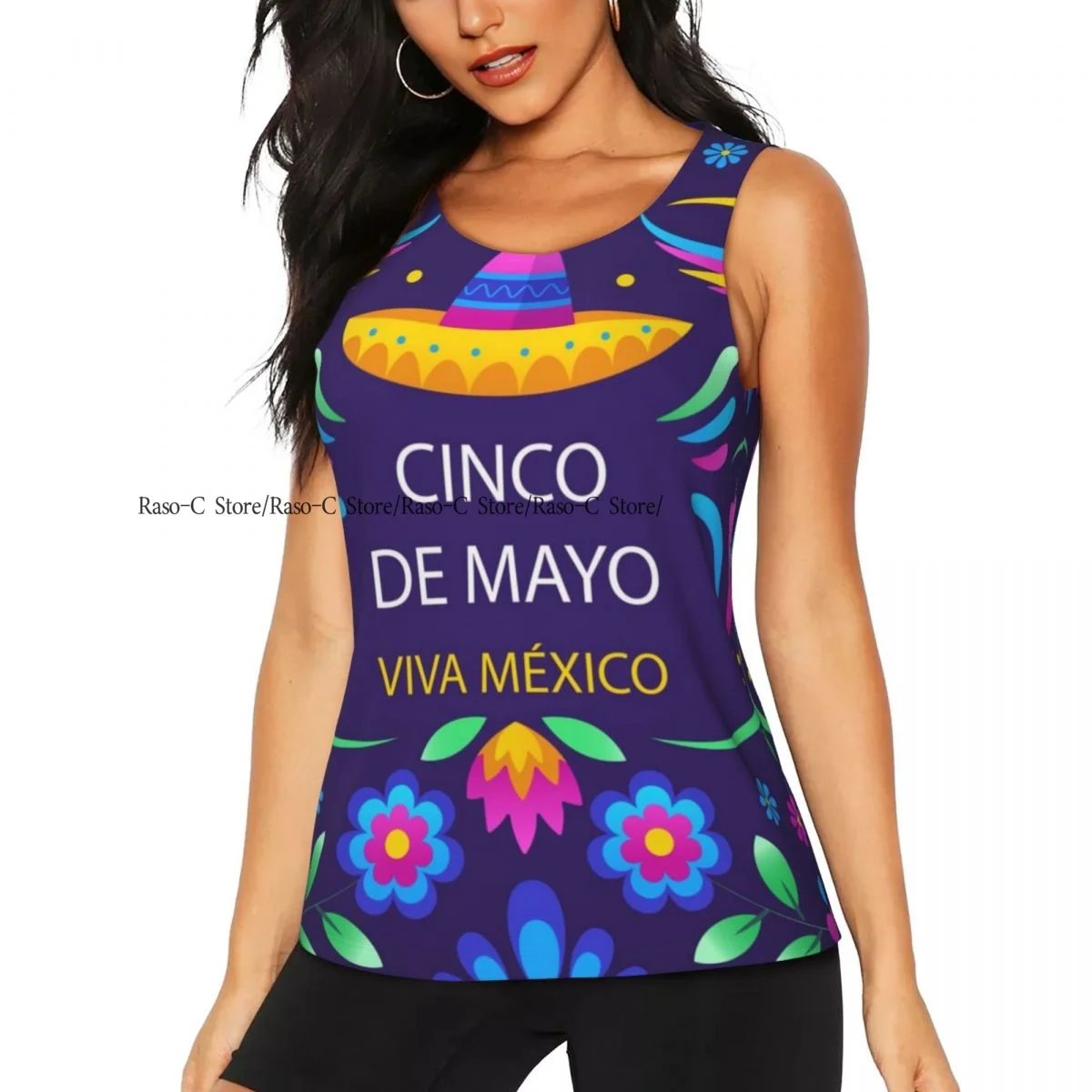 Women Sport tank Tops Loose Yoga Tops Quick Dry Workout Sport Tops Cinco De Mayo Mexican Yoga Shirt
Women Sport tank Tops Loose Yoga Tops Quick Dry Workout Sport Tops Cinco De Mayo Mexican Yoga Shirt
