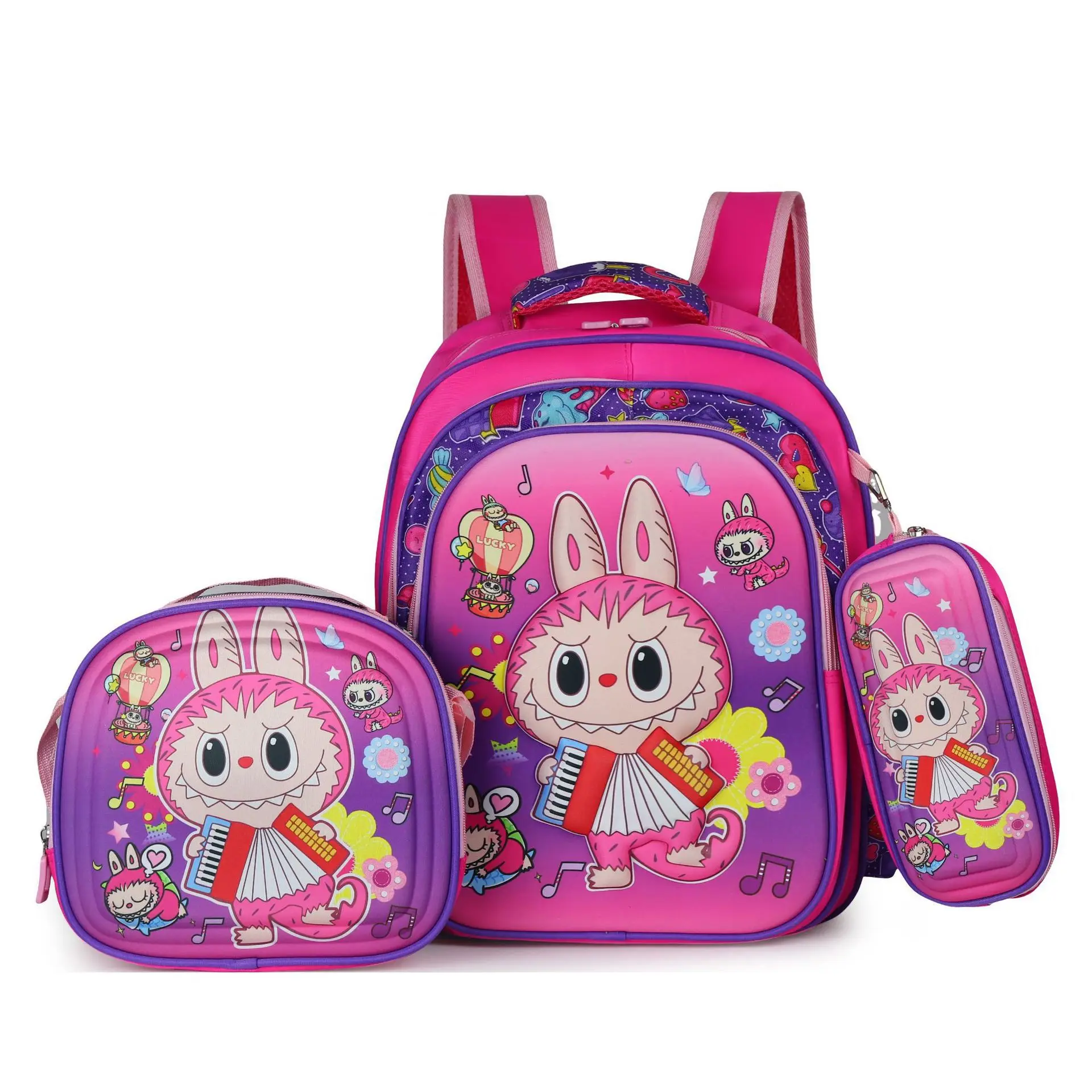 3PCS set of 3D cartoon children's backpack shoulder bag and schoolbag for students boys girls
3PCS set of 3D cartoon children's backpack shoulder bag and schoolbag for students boys girls
