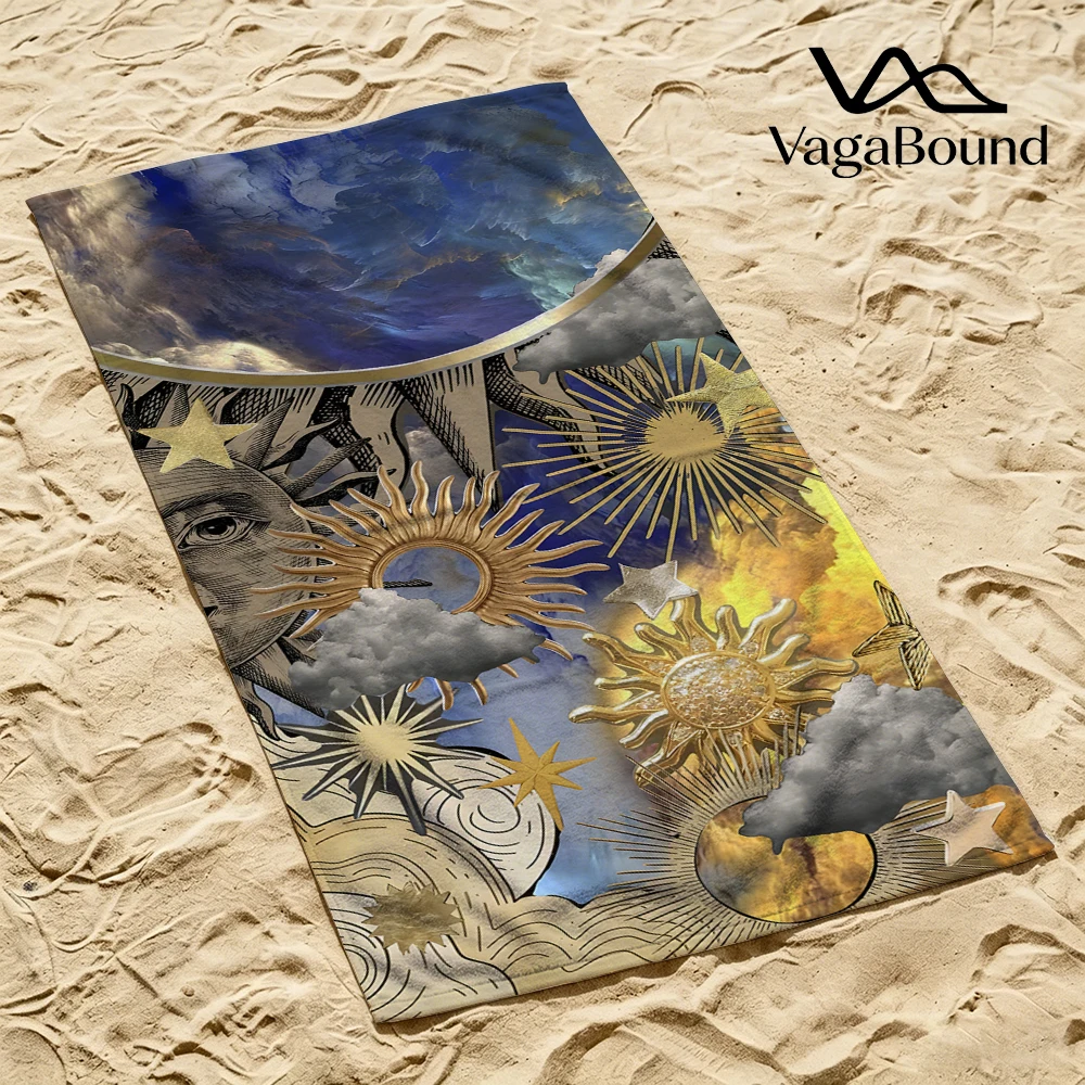 Golden Celestial Collage Luxury Beach Towels Crafted from Combed Cotton Plush and Absorbent Beach Towel or Pool Towels
Golden Celestial Collage Luxury Beach Towels Crafted from Combed Cotton Plush and Absorbent Beach Towel or Pool Towels