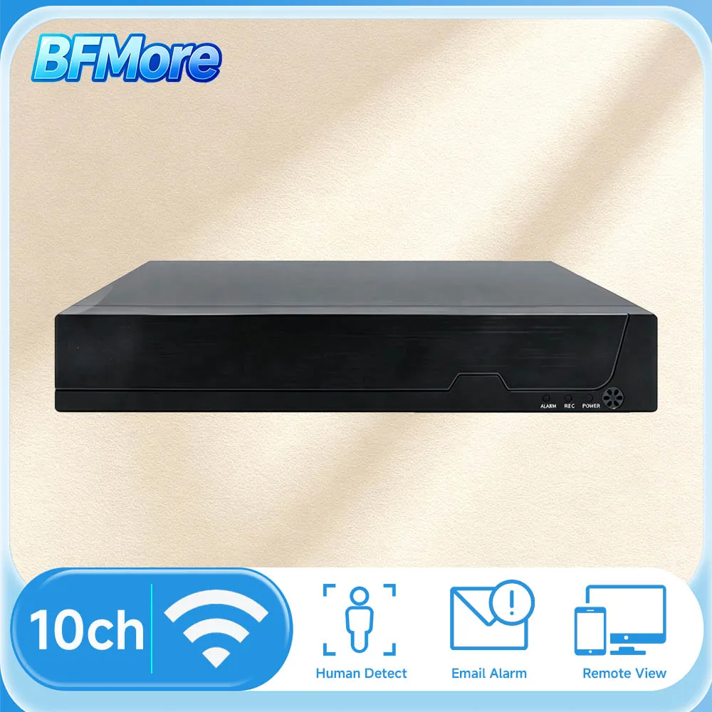 BFMore 10CH 4K 8MP Wi-Fi Network Security System Wireless Recorder Camhi NVR Support ONVIF For WIFI Камера
BFMore 10CH 4K 8MP Wi-Fi Network Security System Wireless Recorder Camhi NVR Support ONVIF For WIFI Камера