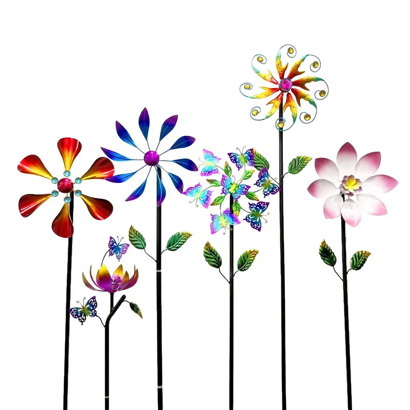 Garden courtyard landscape decoration ornaments, wrought iron flowers, green plant modeling, single-sided rotating windmills
Garden courtyard landscape decoration ornaments, wrought iron flowers, green plant modeling, single-sided rotating windmills