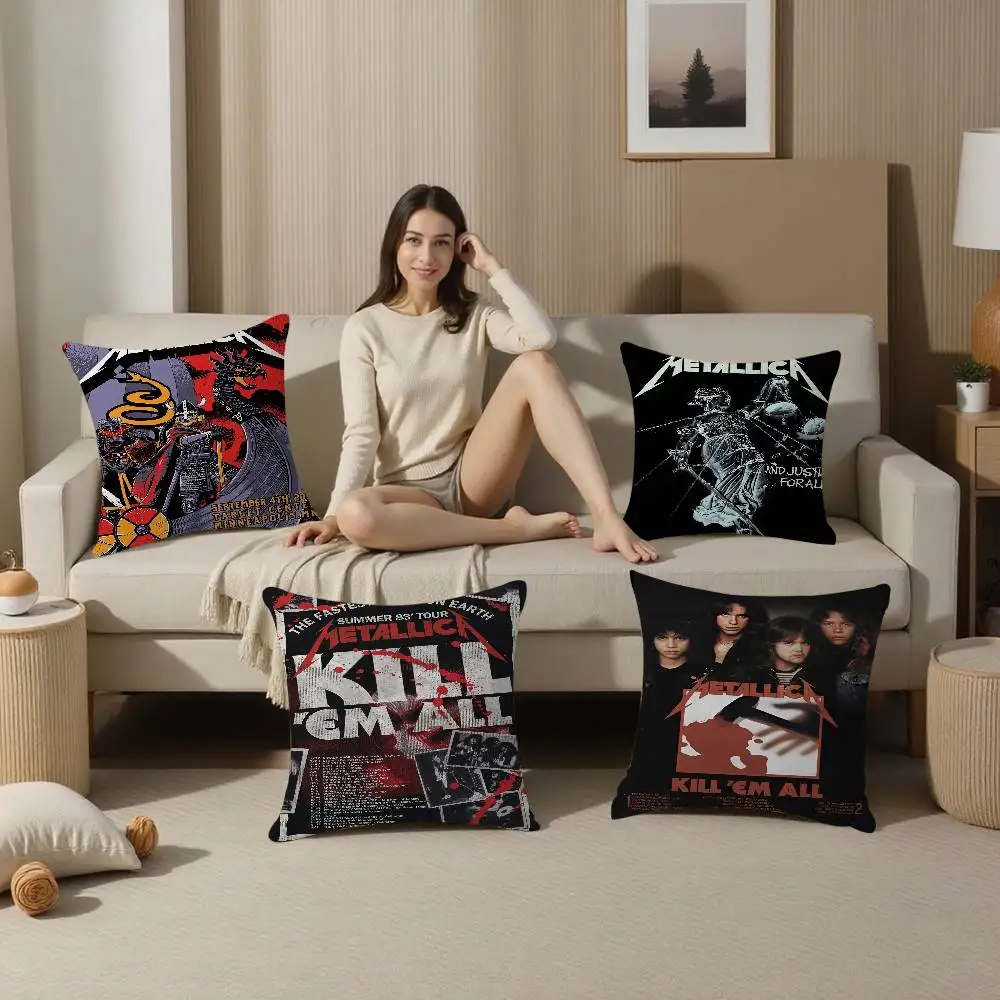 M-METALLICA Band Cushion Cover Polyester Sofa Cushions Decorative Throw Pillows Home Decoration Pillowcover
M-METALLICA Band Cushion Cover Polyester Sofa Cushions Decorative Throw Pillows Home Decoration Pillowcover