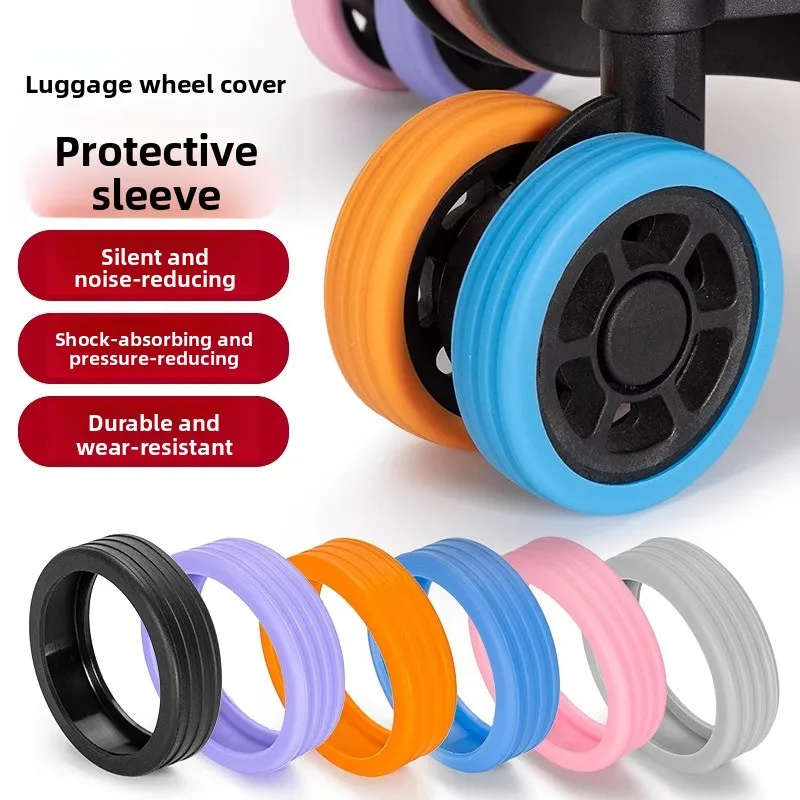 Silicone Protective Cover for Luggage Wheel Not Only Wear-Resistant but Also Anti-Slip And Noise Reduction Bag Accessories
Silicone Protective Cover for Luggage Wheel Not Only Wear-Resistant but Also Anti-Slip And Noise Reduction Bag Accessories