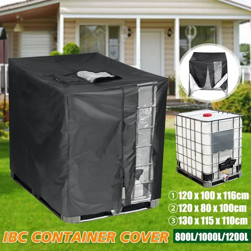 800-1200 Liters IBC Container Sunscreen Oxford Cloth Waterproof And Dustproof Cover Outdoor Tools Water tank Protective Cover
800-1200 Liters IBC Container Sunscreen Oxford Cloth Waterproof And Dustproof Cover Outdoor Tools Water tank Protective Cover