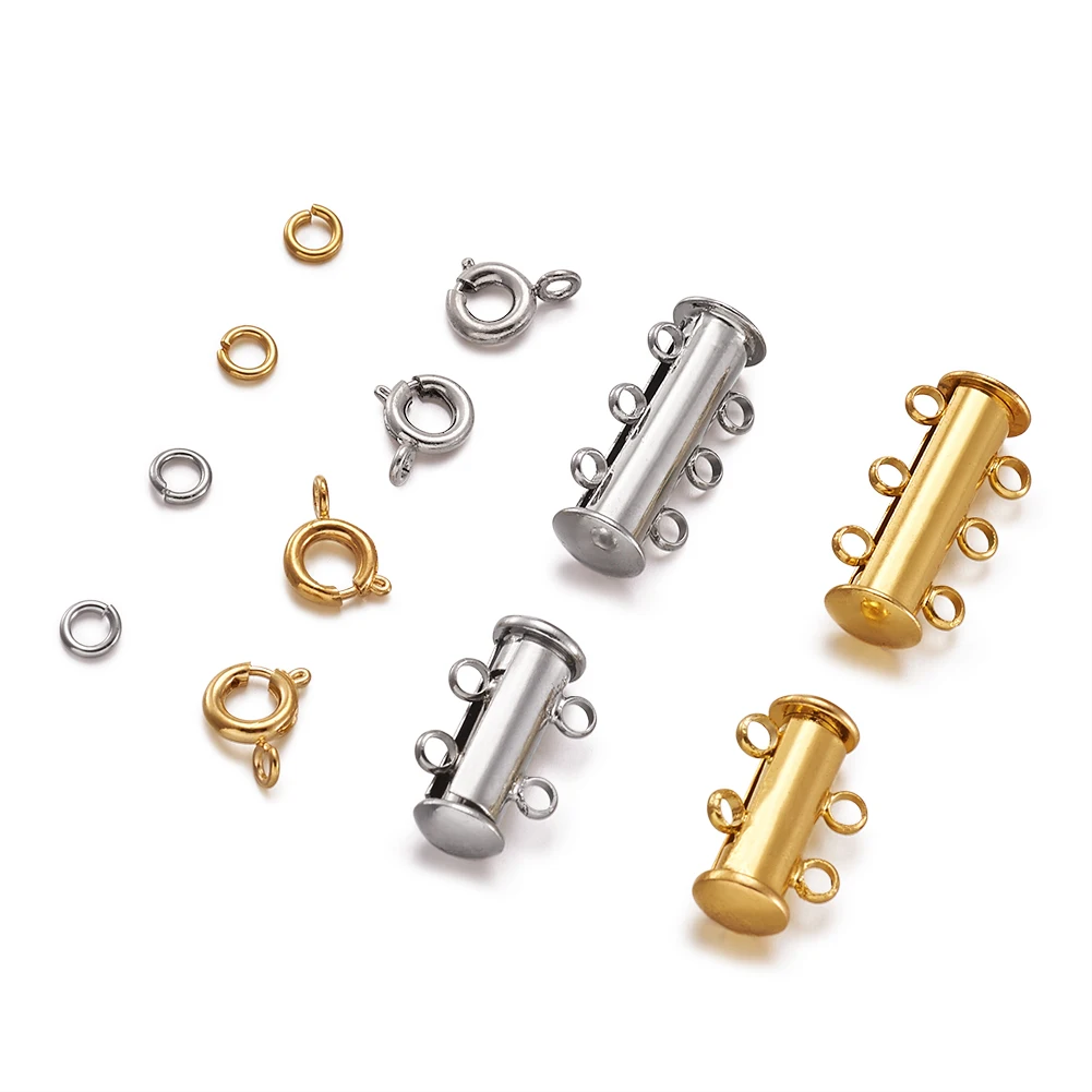 1 Set Brass Magnetic Slide Lock Clasps with Open Jump Rings and Brass Spring Ring Clasps for Bracelet Necklace Diy Supplies
1 Set Brass Magnetic Slide Lock Clasps with Open Jump Rings and Brass Spring Ring Clasps for Bracelet Necklace Diy Supplies