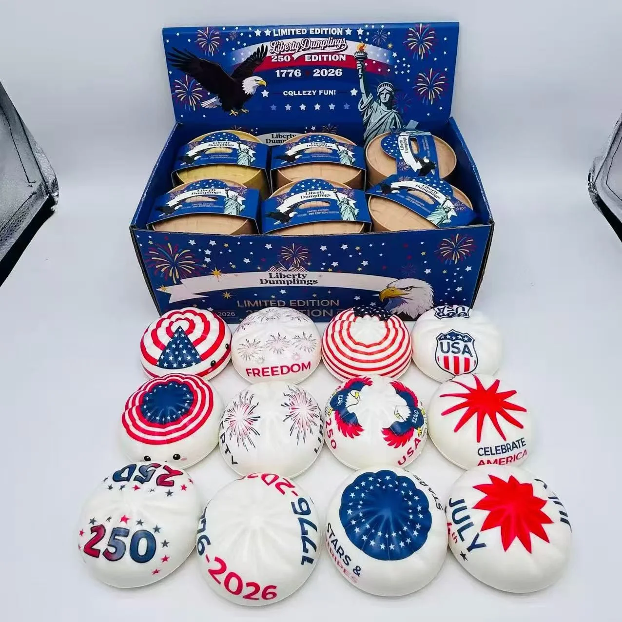 2026 New USA Rare Limited Edition Dumplings Squishy Toy Soft Slow Resilience Mini Steamed Buns Fidget with Steamer Stuffed Bun P
2026 New USA Rare Limited Edition Dumplings Squishy Toy Soft Slow Resilience Mini Steamed Buns Fidget with Steamer Stuffed Bun P