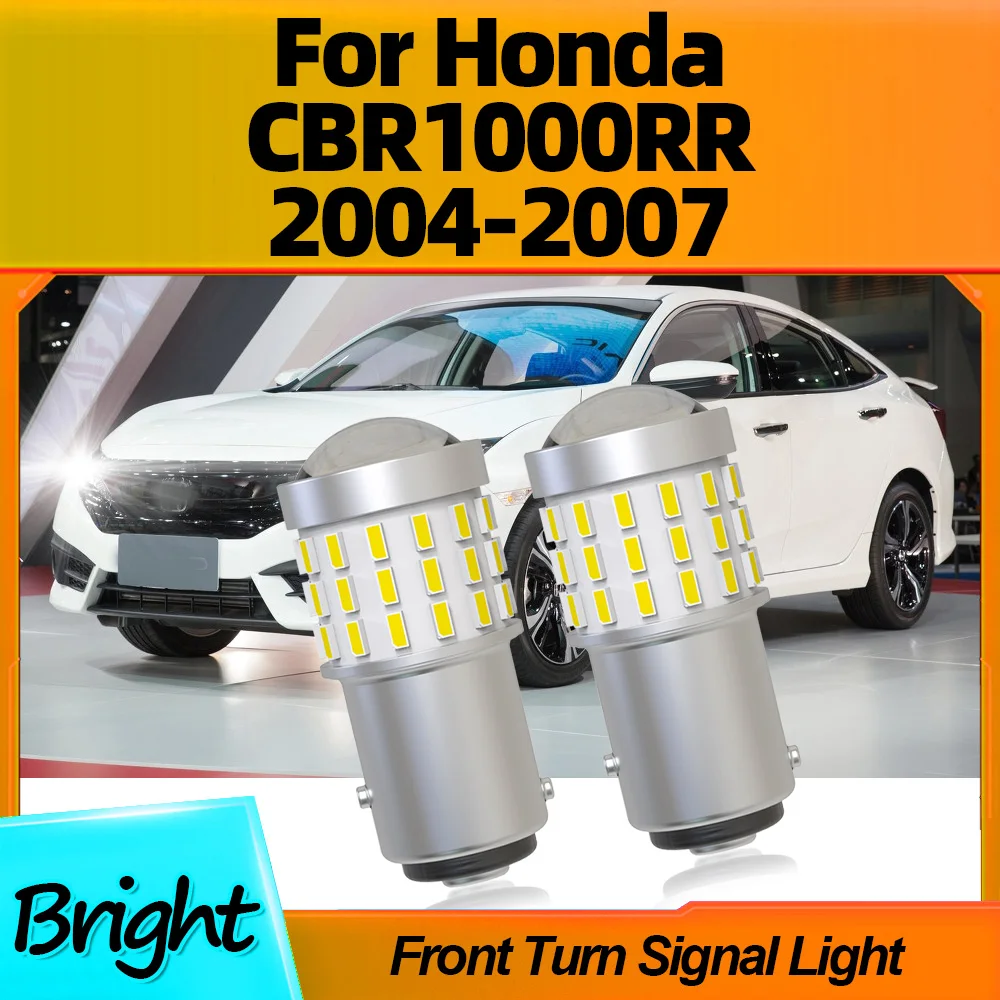 2Pcs Super Bright LED Car 1157 P21/5W BAY15D Front Turn Signal Lights Plug-N-Play For Honda CBR1000RR 2004 2005 2006 2007
2Pcs Super Bright LED Car 1157 P21/5W BAY15D Front Turn Signal Lights Plug-N-Play For Honda CBR1000RR 2004 2005 2006 2007