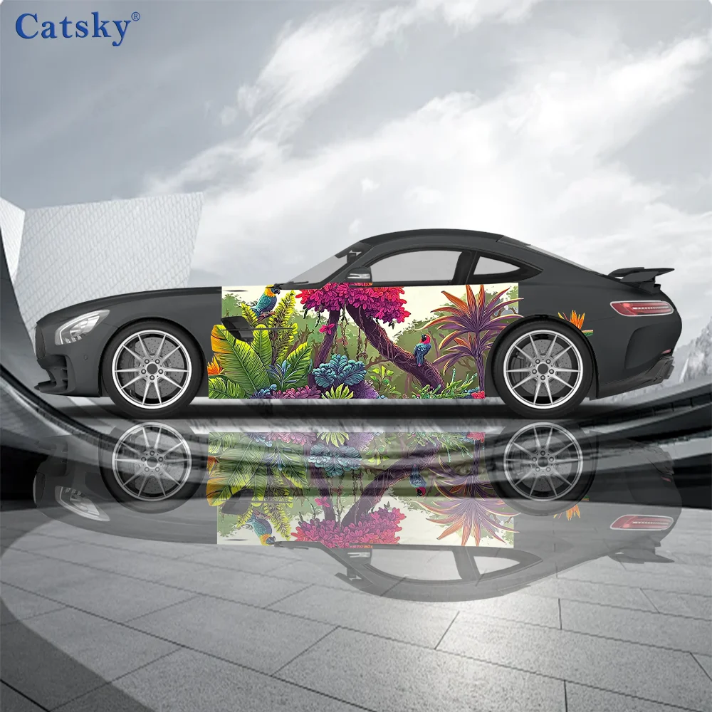 Tropical Rainforest Flower Car Vinyl Wraps Decal Self-adhesive PVC Sticker Suitable for Trucks SUV Decor Auto Accessories Gift
Tropical Rainforest Flower Car Vinyl Wraps Decal Self-adhesive PVC Sticker Suitable for Trucks SUV Decor Auto Accessories Gift