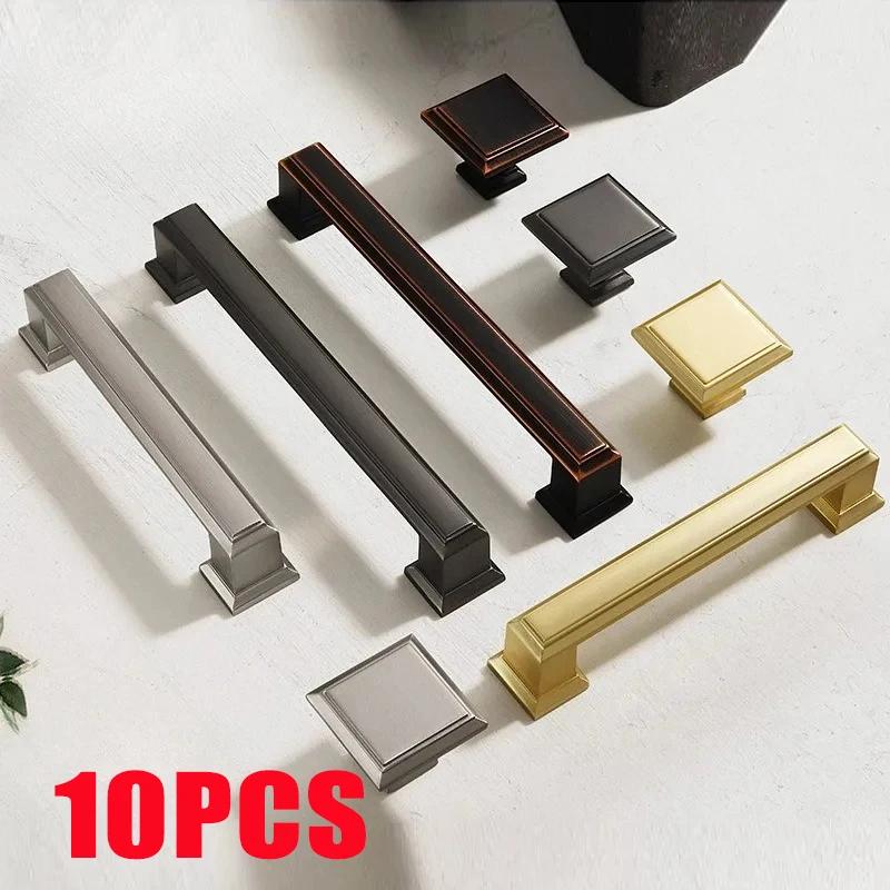 10PCS Cabinet Handles Zinc Alloy Solid Kitchen Drawer Pulls Door Handles Single Hole Gold Cupboard Knobs for Dresser Drawers
10PCS Cabinet Handles Zinc Alloy Solid Kitchen Drawer Pulls Door Handles Single Hole Gold Cupboard Knobs for Dresser Drawers