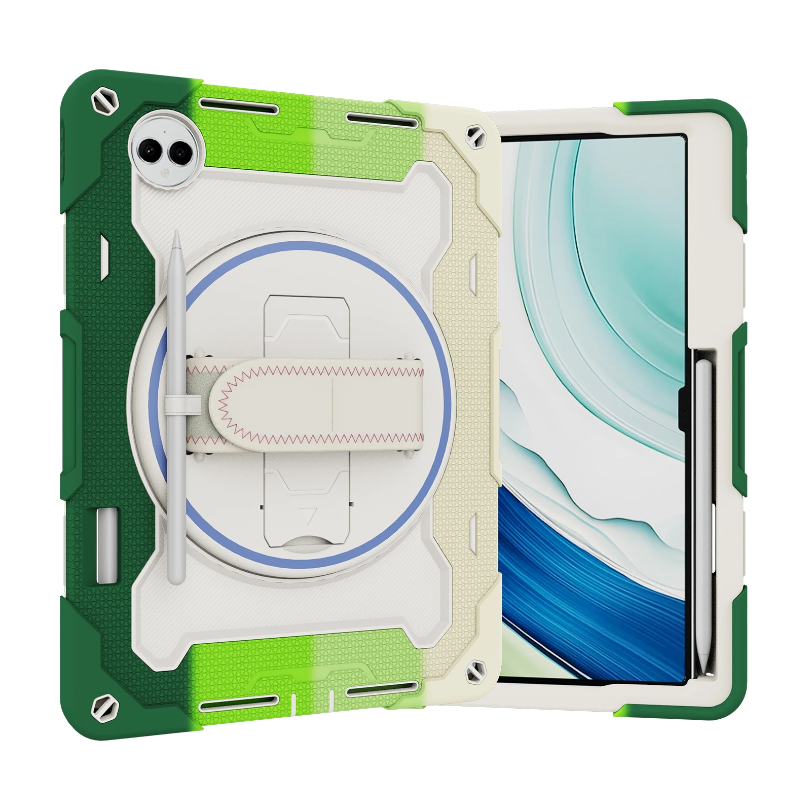 Rugged Stand Case For Huawei MatePad Pro 13.2 2023 12.6 2021 Rotating Cover For Honor Pad V8 Pro 12.1 With Pen Slot & Hand Strap
Rugged Stand Case For Huawei MatePad Pro 13.2 2023 12.6 2021 Rotating Cover For Honor Pad V8 Pro 12.1 With Pen Slot & Hand Strap