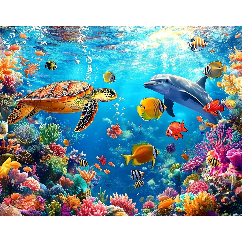 1 Box 500/1000/1200/2000PCS Puzzle for Adult Colorful Underwater World Jigsaw Both Challenging and Fun Home Decoration Gift
1 Box 500/1000/1200/2000PCS Puzzle for Adult Colorful Underwater World Jigsaw Both Challenging and Fun Home Decoration Gift