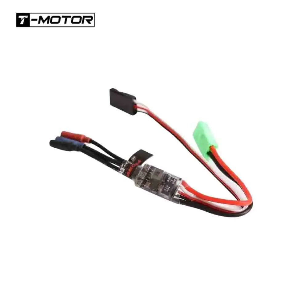 ESC 1-2S для F3P самолетов: T-Motor AM06A 6A BLHeli_S, ультралегкий бесщеточный регулятор скорости для радиоуправляемых моделей самолетов для полетов в помещении
ESC 1-2S для F3P самолетов: T-Motor AM06A 6A BLHeli_S, ультралегкий бесщеточный регулятор скорости для радиоуправляемых моделей самолетов для полетов в помещении
