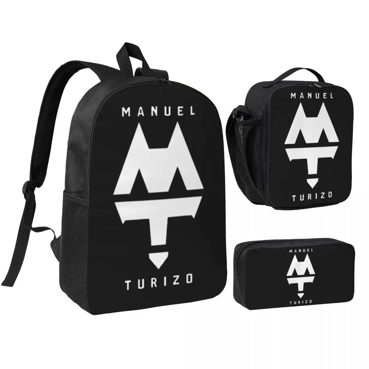 Rapper Manuel Turizo Logo Backpack Student BookBag School Bag Shoulder Bags 3ps Insulated Lunch Bag Pencil Case
Rapper Manuel Turizo Logo Backpack Student BookBag School Bag Shoulder Bags 3ps Insulated Lunch Bag Pencil Case